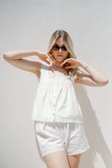  Penelope Pyjama Set - Ivory white