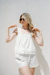 Penelope Pyjama Set - Ivory white