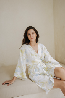  Camillo Bubble Wrap Robe - Orchid Print